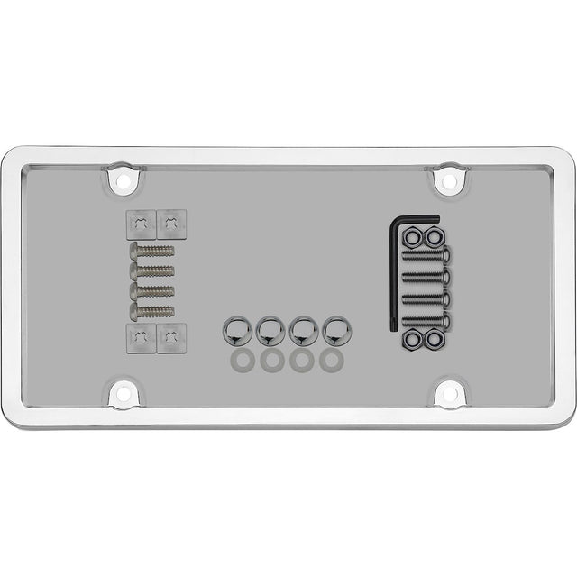 Cruiser 62320 License Plate Frame||62320_Main-Ultimate-Tuf-Combo_Chrome_Smoke-Outpack.Jpg||85||c3462320||930530