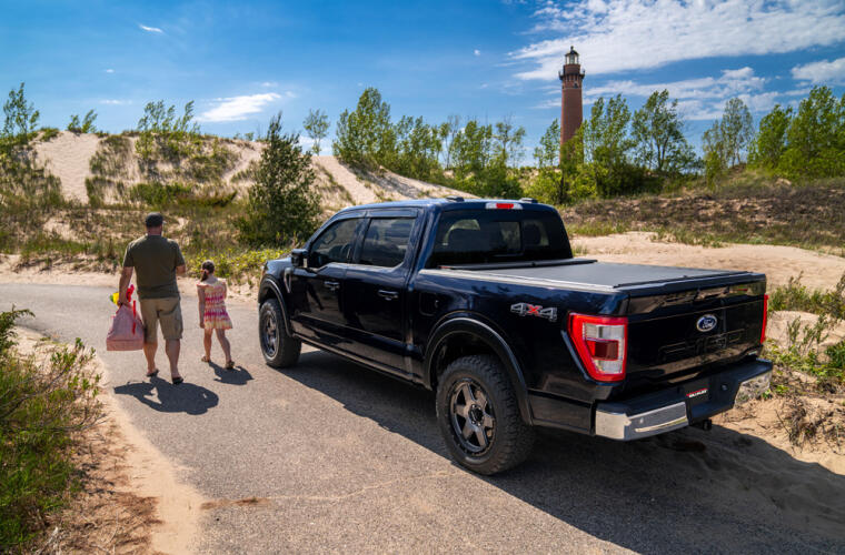 Product of Roll-N-Lock M-Series ™ Soft Manual Retractable LG222M Tonneau Cover 