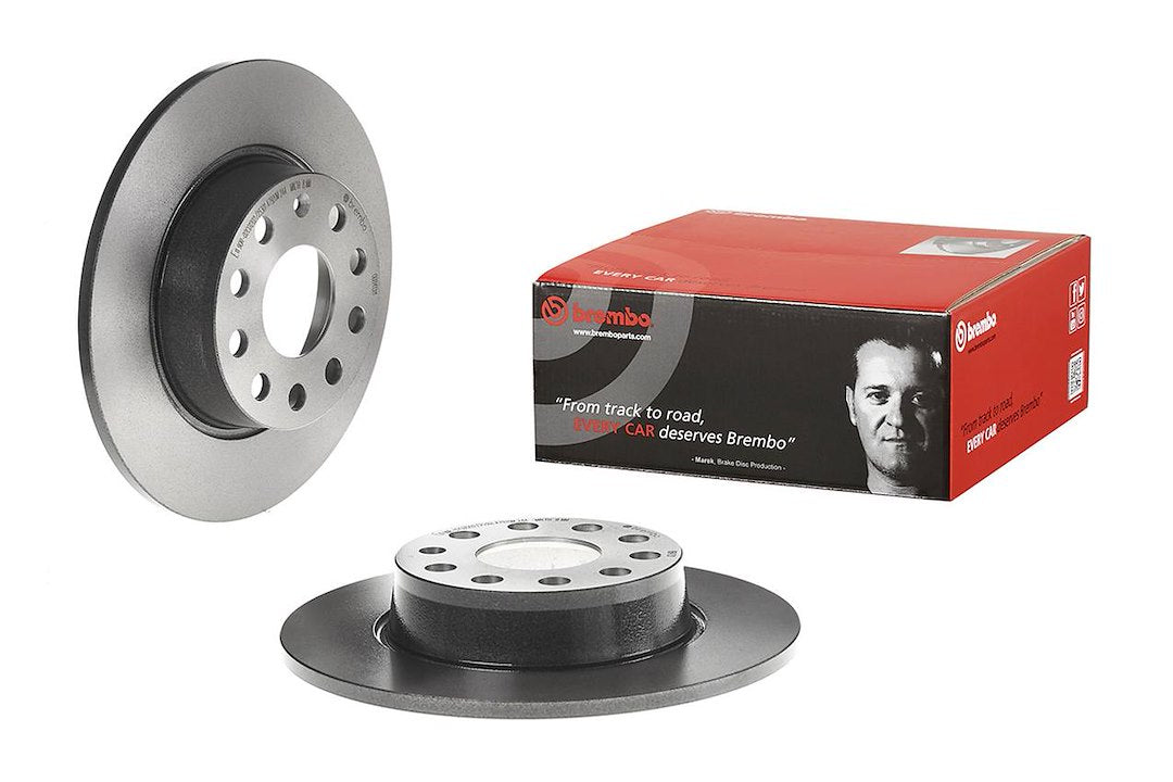 Product of Brembo 08B41311C02 Solid 1 Piece Brake Rotor 