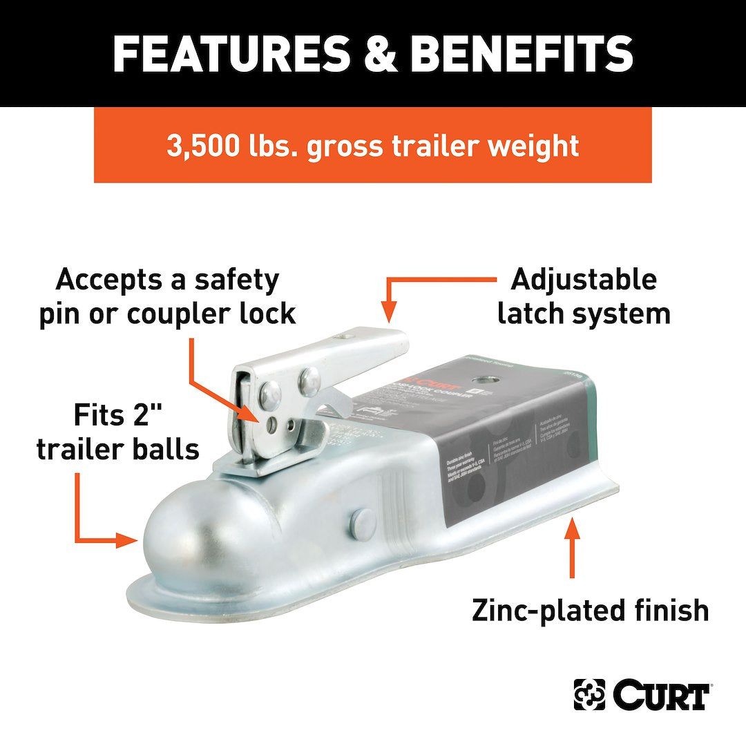 Product of Curt 25138 Trailer Coupler