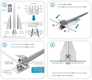 Product of Fortress Anchor G-5 Boat Anchor