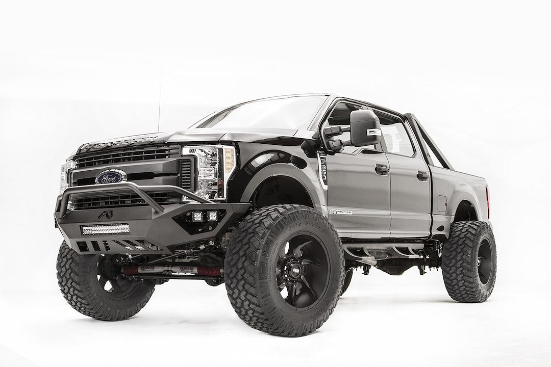 Product of Fab Fours FS17-V4152-1 Vengeance Steel Matte Powder Coated Bumper 