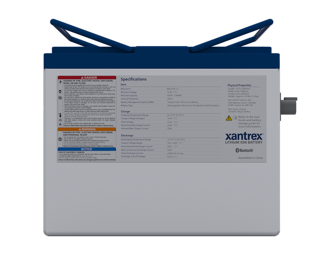 Xantrex 883-0105-12 Battery||105ah 2_Transparent.Png||85||x16883010512||1073763
