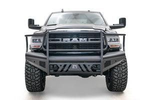 Product of Fab Fours DR19-Q4460-1 Black Steel Elite Steel Matte Powder Coated Bumper 