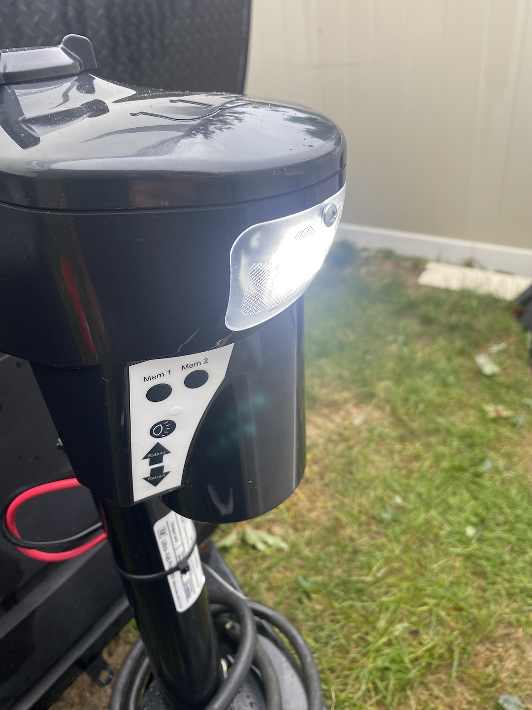 Product of Ultra-Fab Products 38-944055 5500 Pound Electric Trailer Tongue Jack 