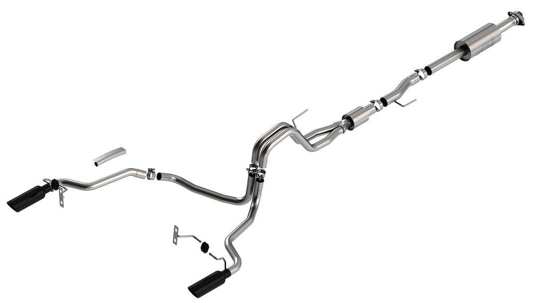 Product of Borla 140866BC S-Type Cat Back System Single Exhaust System Kit 