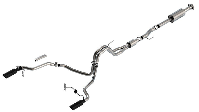 Product of Borla 140866BC S-Type Cat Back System Single Exhaust System Kit 