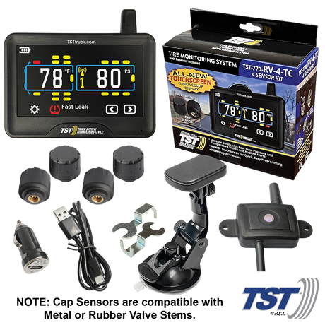 Truck System Technology (Tst) Tst-770-Rv-4-Tc Tire Pressure Monitoring System - Tpms||tst-770-Rv-4-Tc-Web Images-1.Png||85||tsttst770rv4t||1701968