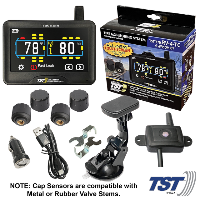 Truck System Technology (Tst) Tst-770-Rv-4-Tc Tire Pressure Monitoring System - Tpms||tst-770-Rv-4-Tc-Web Images-1.Png||85||tsttst770rv4t||1701968