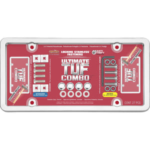 Cruiser 62310 License Plate Frame||62310_P02-Ultimate-Tuf-Combo_Chrome_Clear-Inpack.Jpg||87||c3462310||1032584