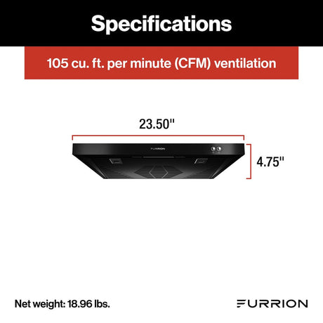 Product of Furrion Llc Fho23sacrv-Bl Stove Vent Hood