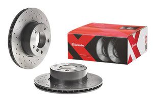 Product of Brembo 0969241XC02 Xtra Vented Cross Drilled 1 Piece Brake Rotor 