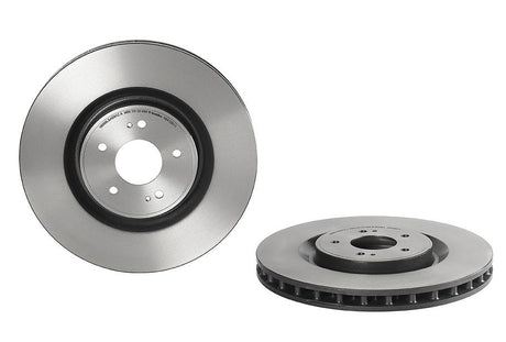 Product of Brembo 09A19611C02 Vented 1 Piece Brake Rotor 