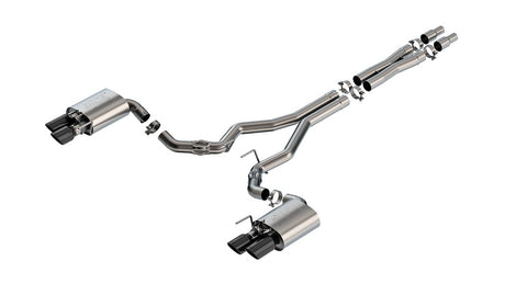 Product of Borla 140963BC ATAK ® Series Cat Back System Exhaust System Kit 
