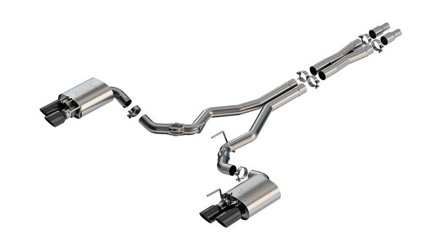 Product of Borla 140963BC ATAK ® Series Cat Back System Exhaust System Kit 
