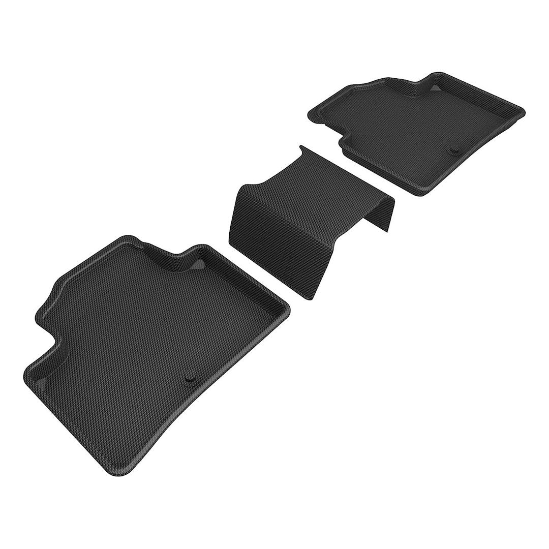 Product of 3D Mats KAGU L1GS01101509 Black Thermoplastic Rubber Of Carbon Fiber Texture Floor Liner 