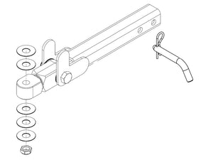 Blue Ox Bx88395 Tow Bar Hitch Connector||bx88395_2.Jpg||86||b1bbx88395||1630019