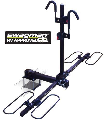 Product of Swagman 64663 2 Bikes Bike Wheel Rests In Loop Bike Rack - Receiver Hitch Mount No 