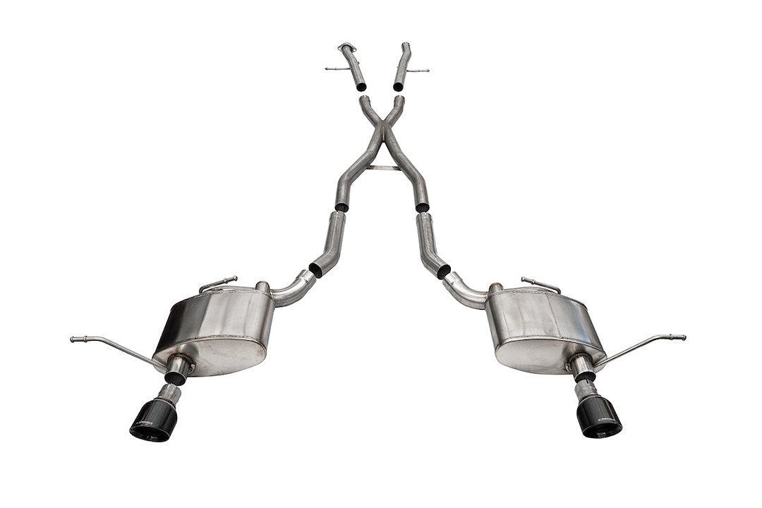 Product of Corsa Performance 21187BLK Xtreme Cat Back System Dual Exhaust System Kit 