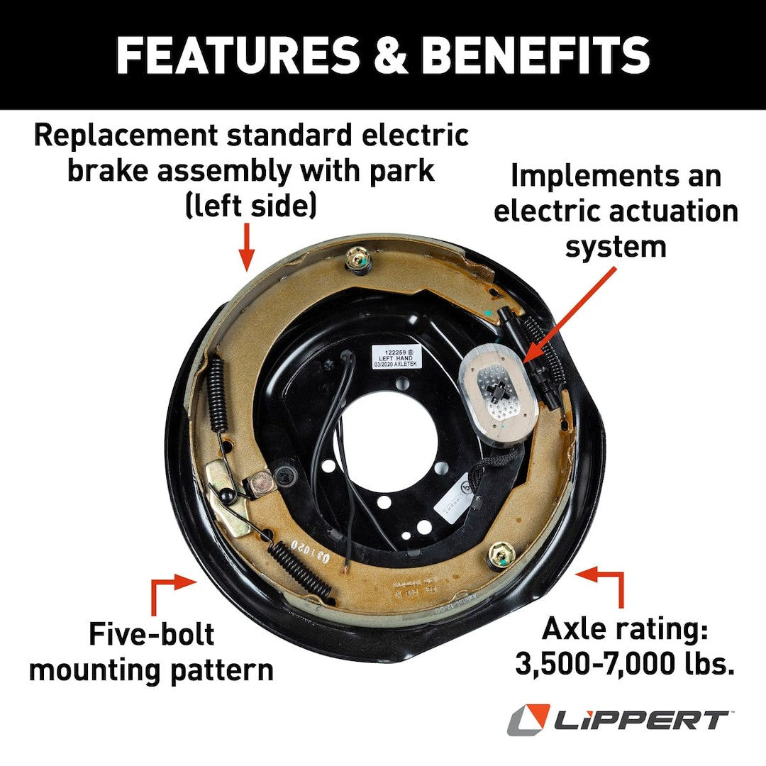 Product of Lippert Components 298275 Trailer Brake Assembly