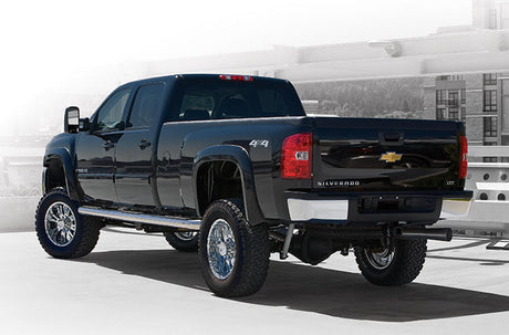 Product of Bushwacker 40938-02 Non-Exposed Fasteners Black Fender Flare - Set Of 4 