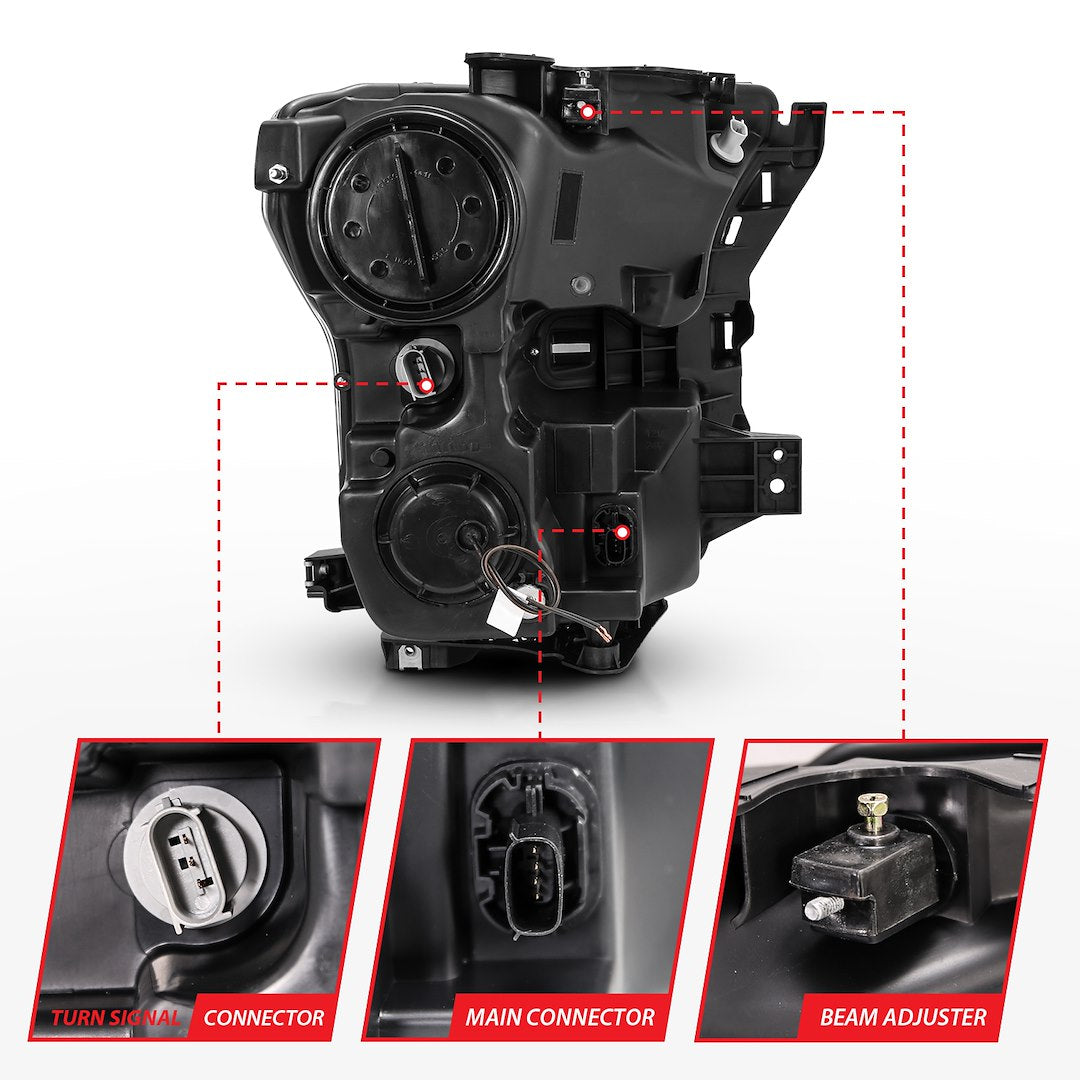 Product of Anzo Usa 111357 Headlight Assembly