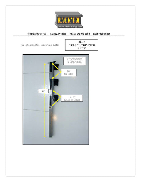Product of Rack-Em Ra-6 Tool Organizer