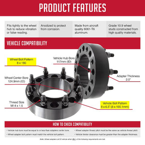 Coyote Wheel Accessories 8650-8180h-E Wheel Adapter||2_Product_Features_107.Jpg||89||rev86508180he||1227710