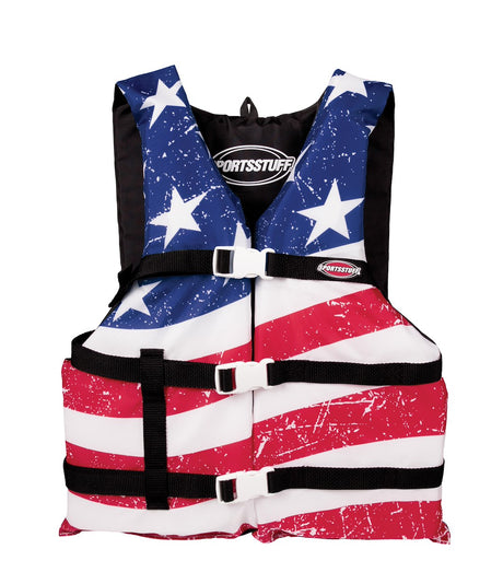Airhead 30098-16-A-Us Pfd - Personal Floatation Device||30098-16-A-Us_Stars - Stripes Pfd_Adult Univ_Studio_Front_Hero.Jpg||85||a4m3009816aus||1323712