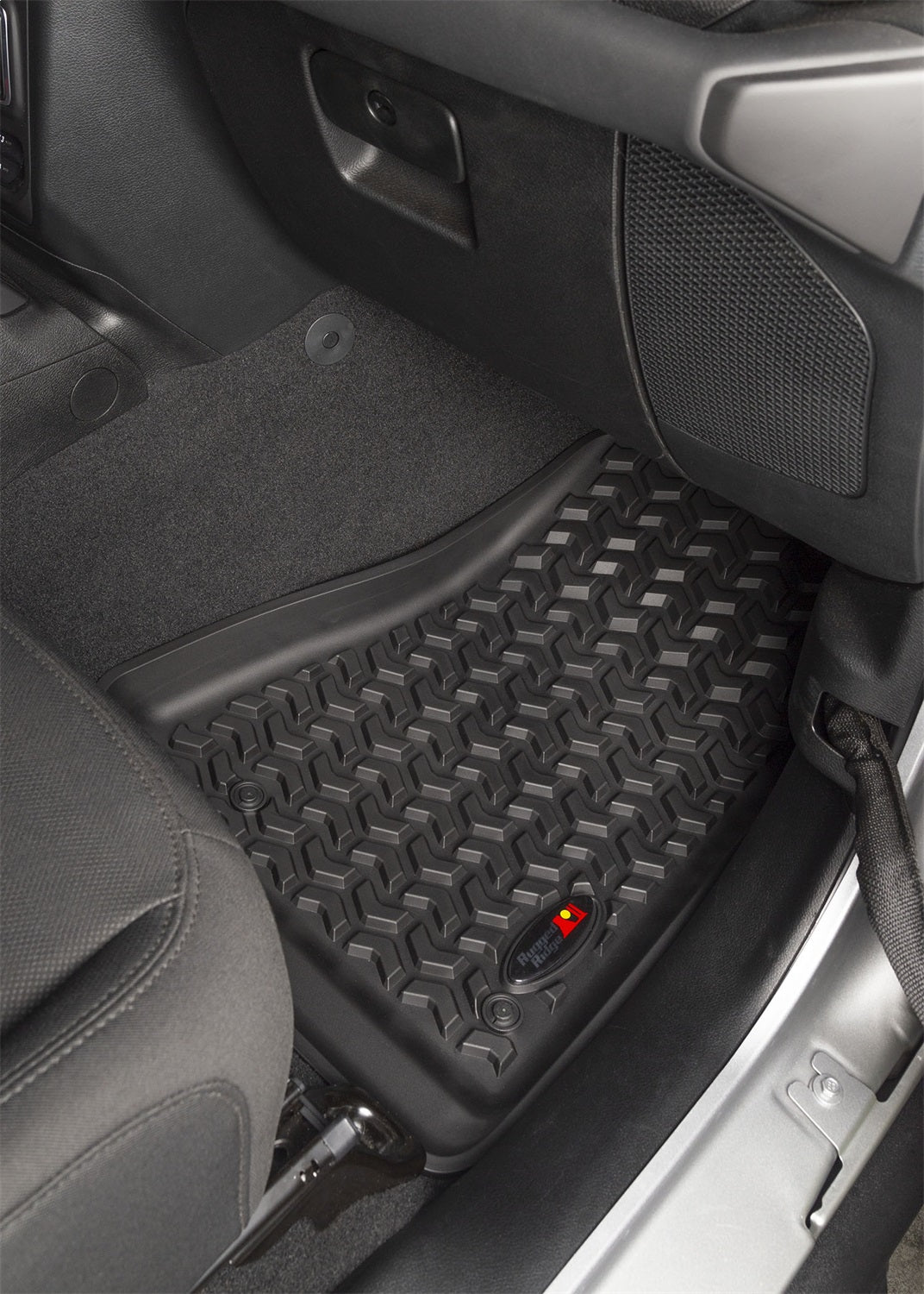 Product of Rugged Ridge 12920.36 Black Thermoplastic Floor Liner 