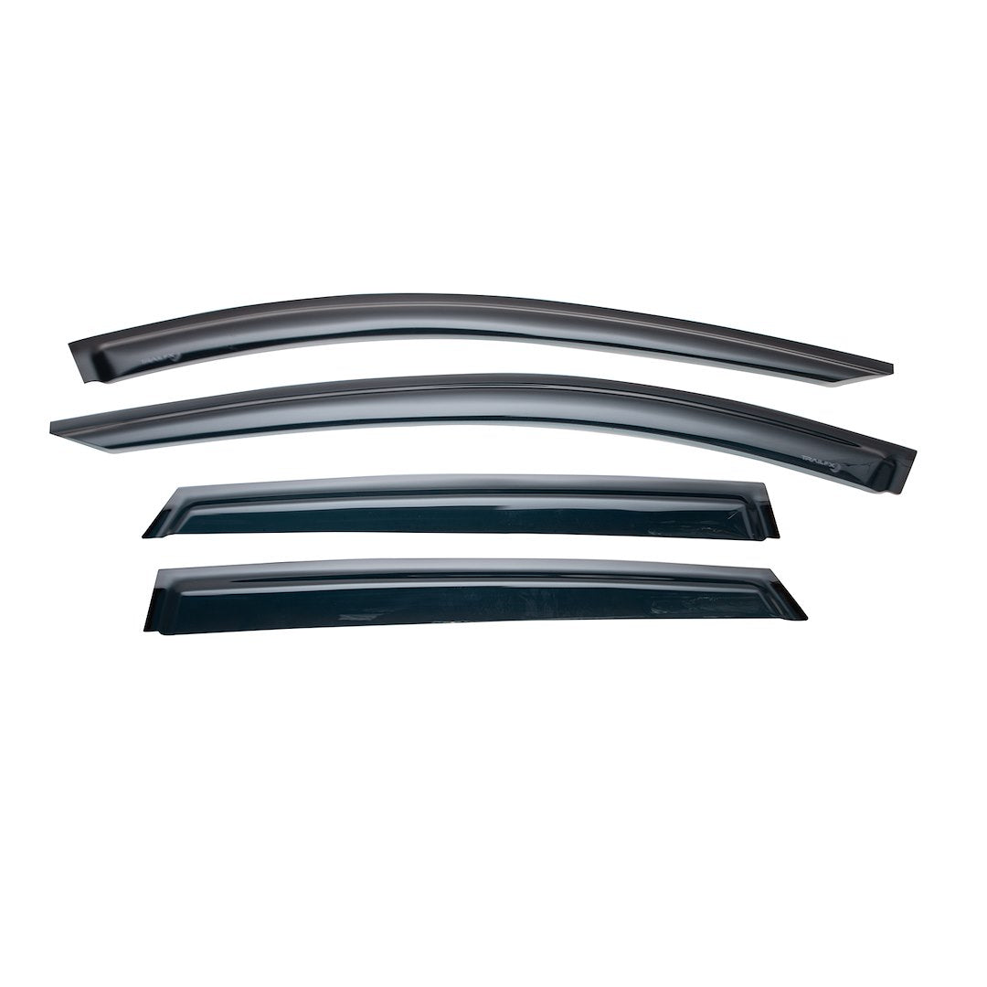 Product of TrailFX 4428H TFX 4-PC Window Vents Outside Channel Rainguard 