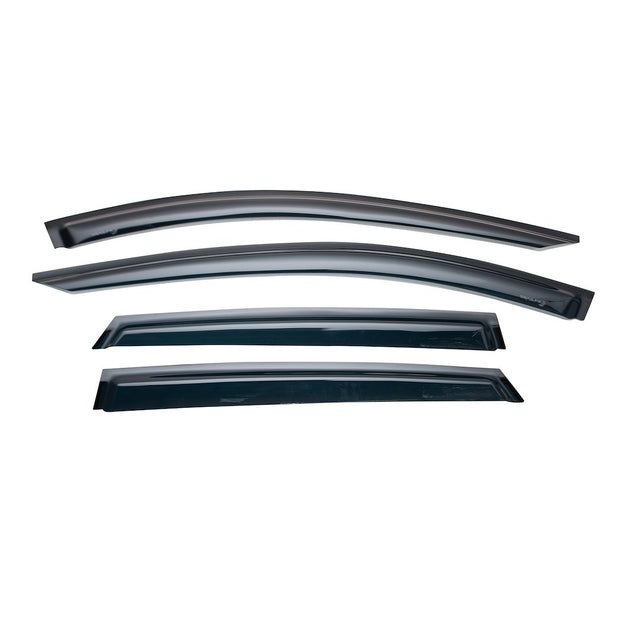 Product of TrailFX 4428H TFX 4-PC Window Vents Outside Channel Rainguard 