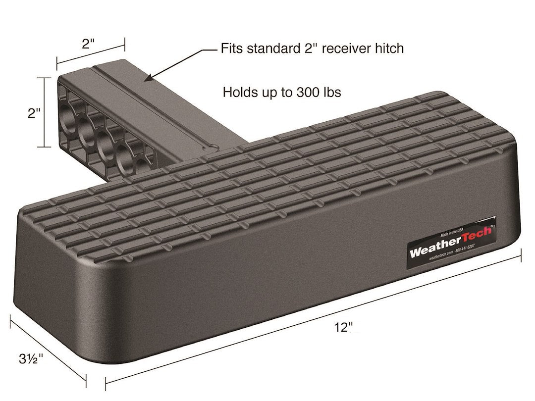 Product of Weathertech (USA) 81BS2USF Black Matte Molded Composite Resin Truck Step