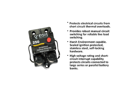 Egis 4709-250 Circuit Breaker||circuit Breaker Surface Mount 250 Amp Bulk Pack.Png||86||egi4709250||1556177