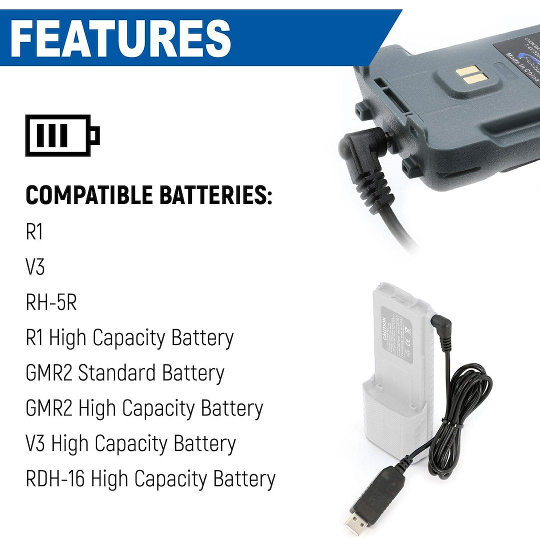 Rugged Radios Usb-Bat-Rh Ham Radio Battery Charger||usb-Bat-Rh_1.Jpg||86||rgrusbbatrh||1501003