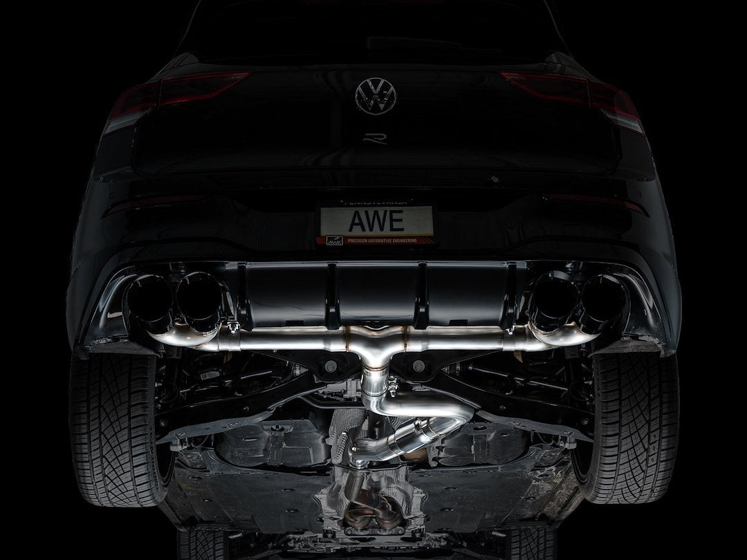 Product of AWE Tuning 3020-43658 Track Edition Cat-Back System Dual Exhaust System Kit 