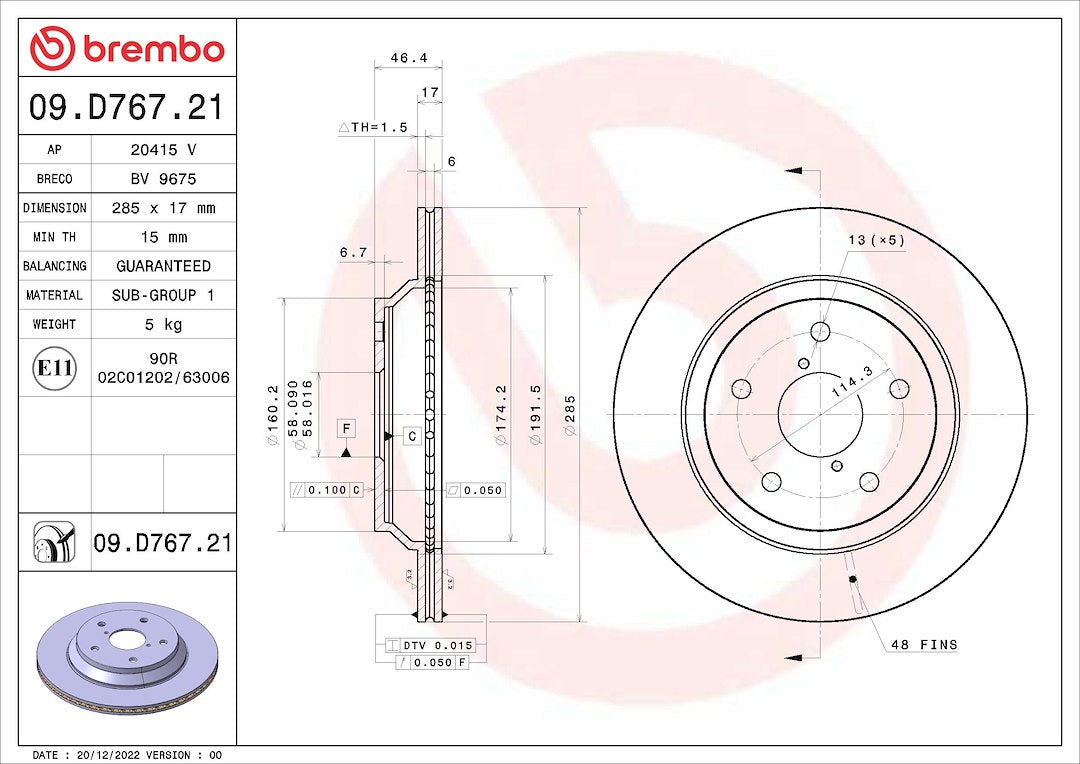Brembo 09d76721c02 Brake Rotor||09d76721c02_3.Jpg||88||brm09d76721||1684375