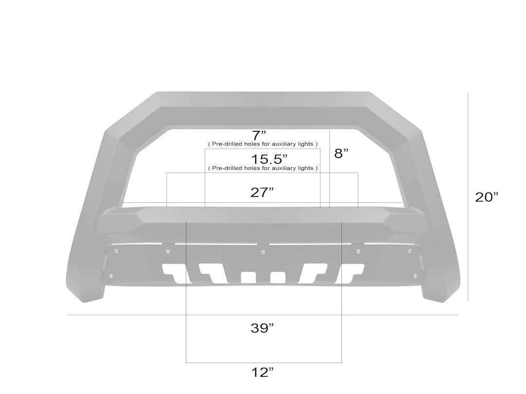 Product of Armordillo 8719916 Bull Bar  with skid plate 