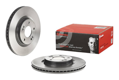 Product of Brembo 09D42811C02 Vented 1 Piece Brake Rotor 