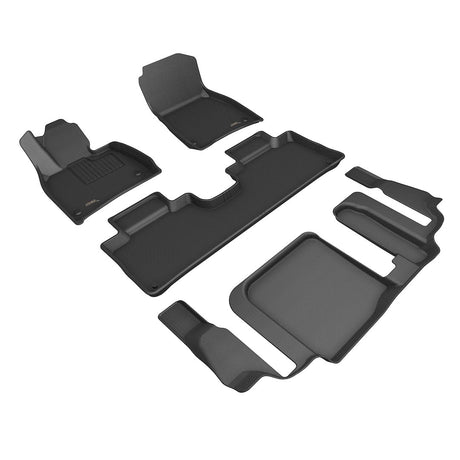 Product of 3D Mats KAGU L1MB18701509 Black Thermoplastic Rubber Of Carbon Fiber Texture Floor Liner 