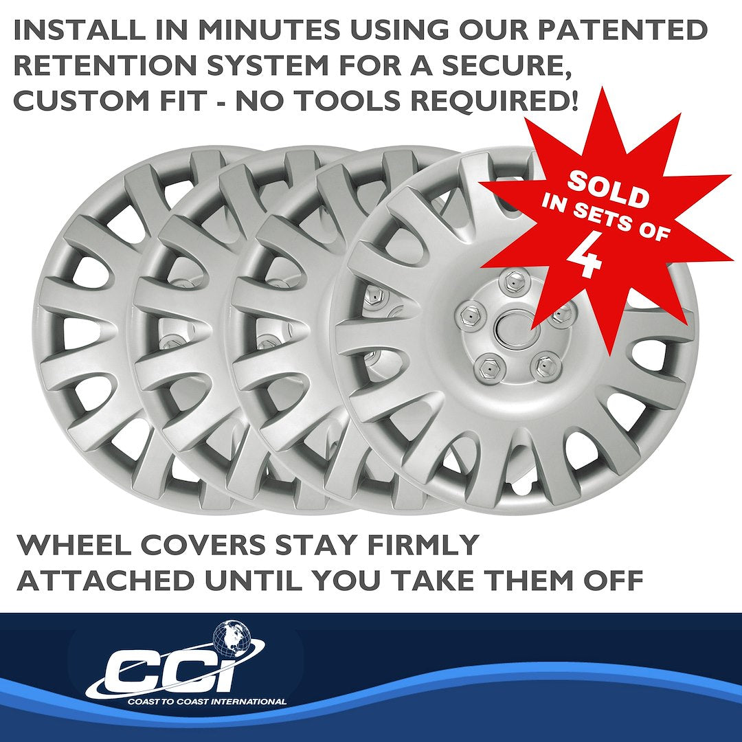 Product of Coast To Coast IWCB883916S Silver Set Of 4 