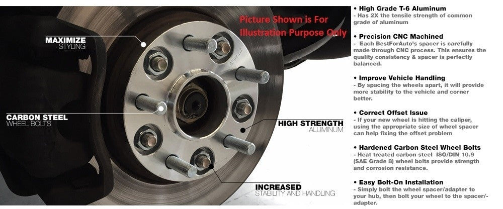 Product of Coyote Wheel Accessories 5450-5450-B14 Wheel Adapter