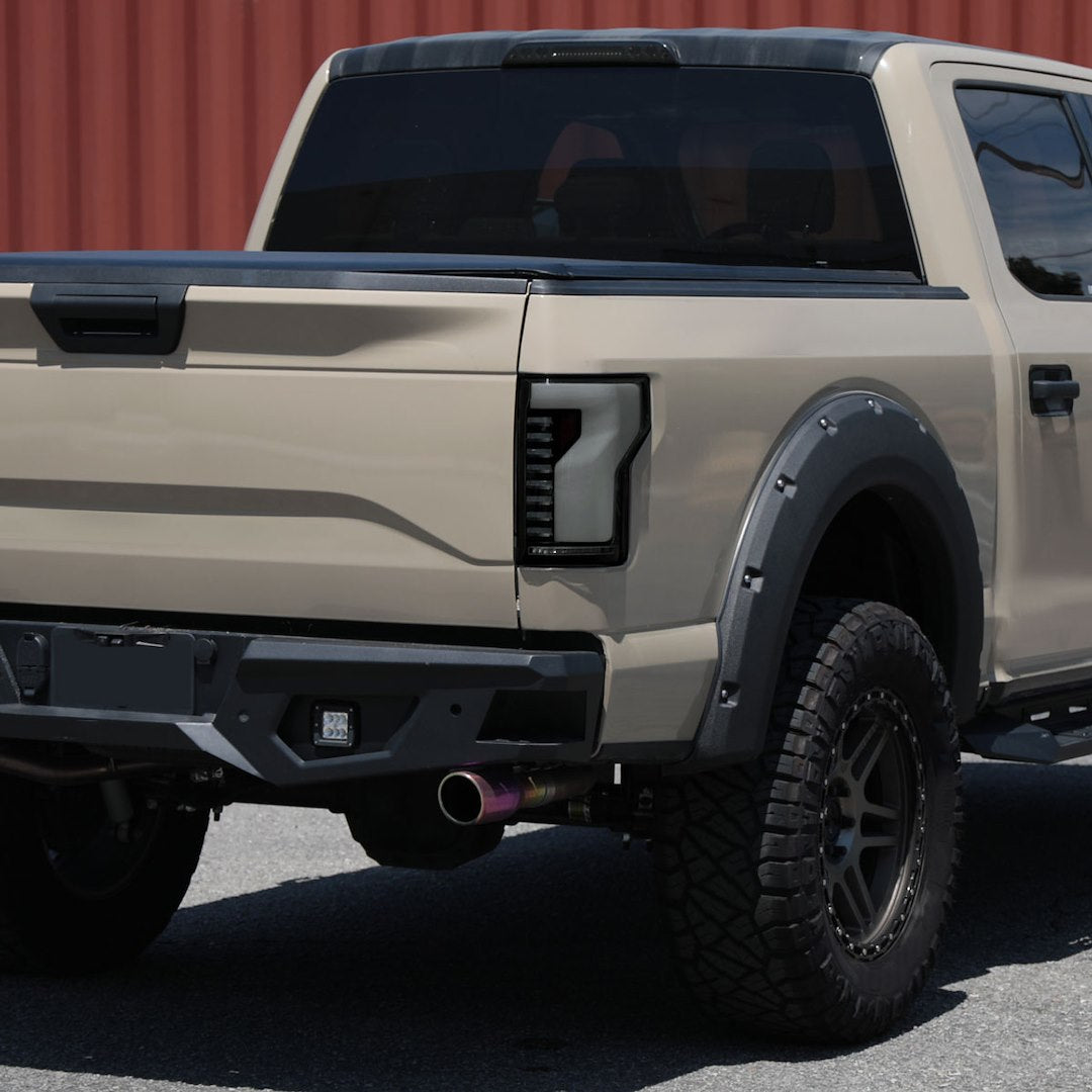 Product of Spec-D Tuning LT-F15015BBLED-SQ-RS Tail Light Assembly 