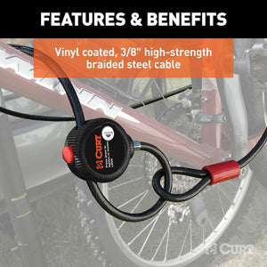 Curt 23666 Bike Rack Bicycle Lock||||90||c9323666||2011217
