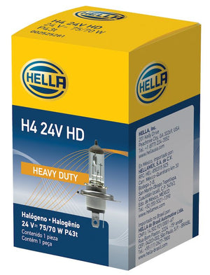 Hella H4 24v Hd Headlight Bulb||||86||h57h424vhd||2022143