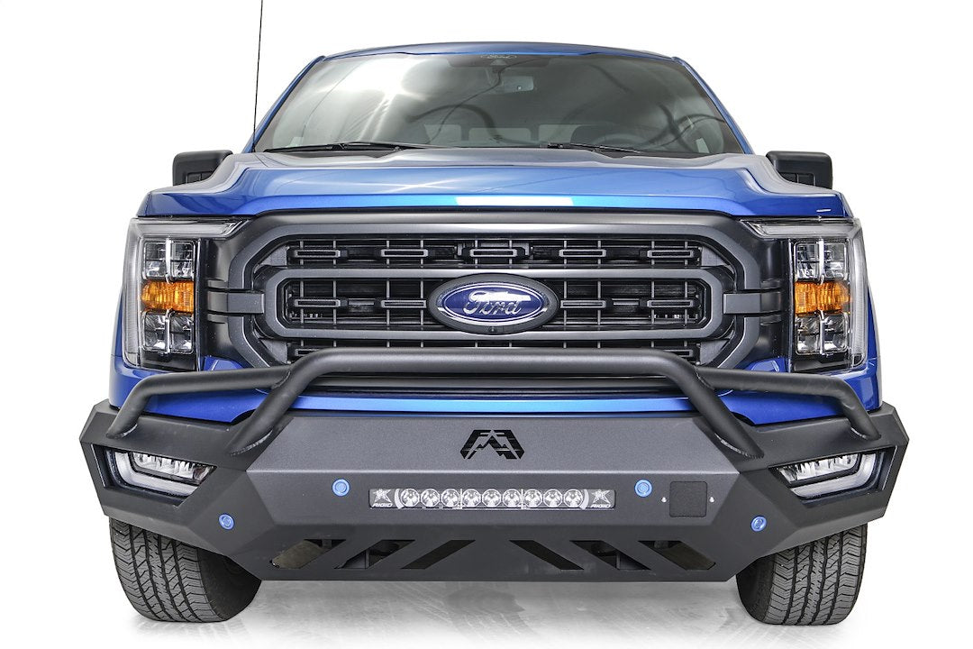 Product of Fab Fours FF21-V5152-1 Vengeance Steel Powder Coated Bumper 