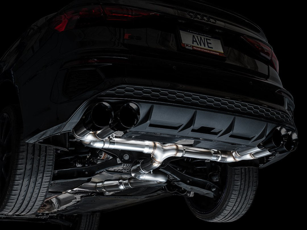 Product of AWE Tuning 3020-43897 Track Edition Cat-Back System Exhaust System Kit 