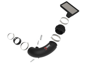Product of Advanced FLOW Engineering 55-10004D Matte Street Cold Air Intake w/ White Filter 