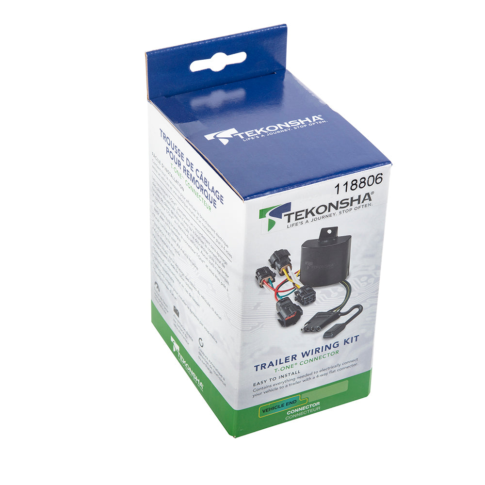 Product of Tekonsha 118806 Vehicle End 4 Flat Trailer Wiring Connector 