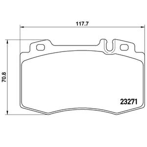Product of Brembo P50041 Brake Pad - Set Of 4 